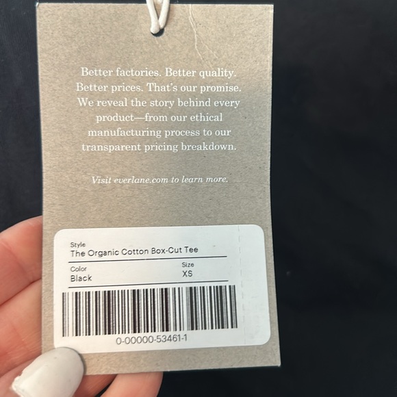 NWT Everlane The Organic Cotton Box-Cut Tee - Picture 9 of 10